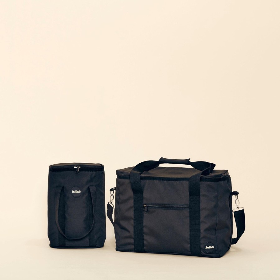 Insulated Bags Kollab | Picnic Basket Bag In Black Black