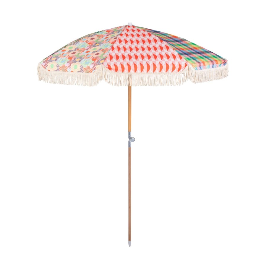 Outdoor Accessories Kollab | Umbrella Large Sage X Clare & Kollab Mix