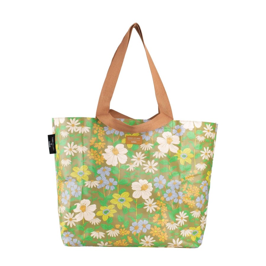 Everday Bags Kollab | Shopper Tote Sage X Clare & Kollab Floria