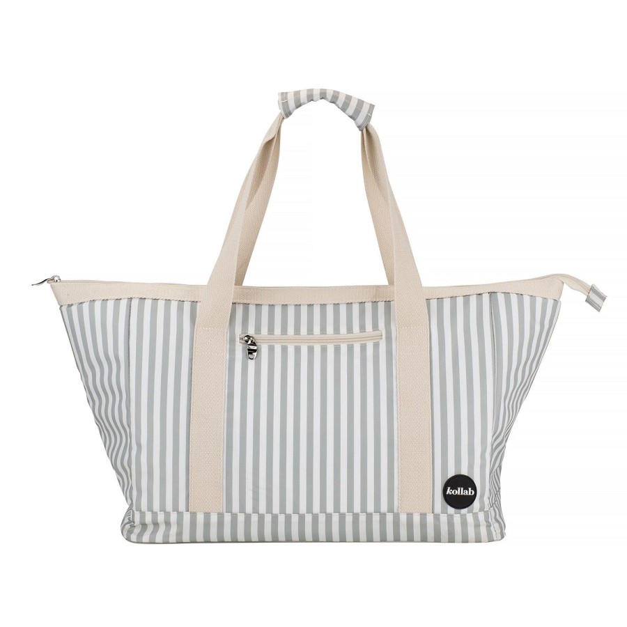 Insulated Bags Kollab | Tote Sage Stripe