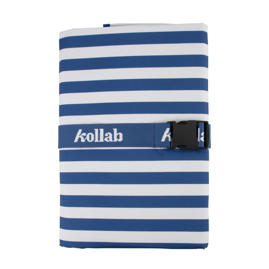 Picnic Mats Kollab | Medium Picnic Rug Mat - Royal Stripe By Kollab