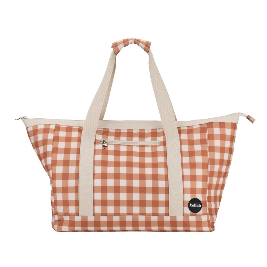 Insulated Bags Kollab | Tote Clay Check