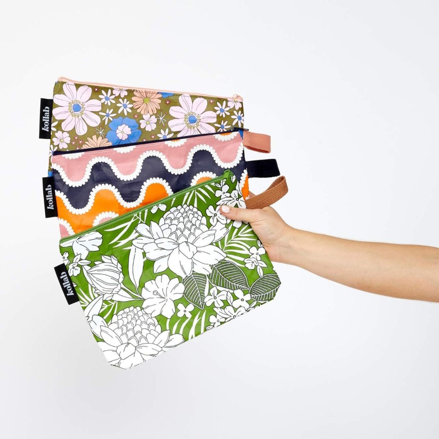 Everday Bags Kollab | Clutch Bag Blue Flowers