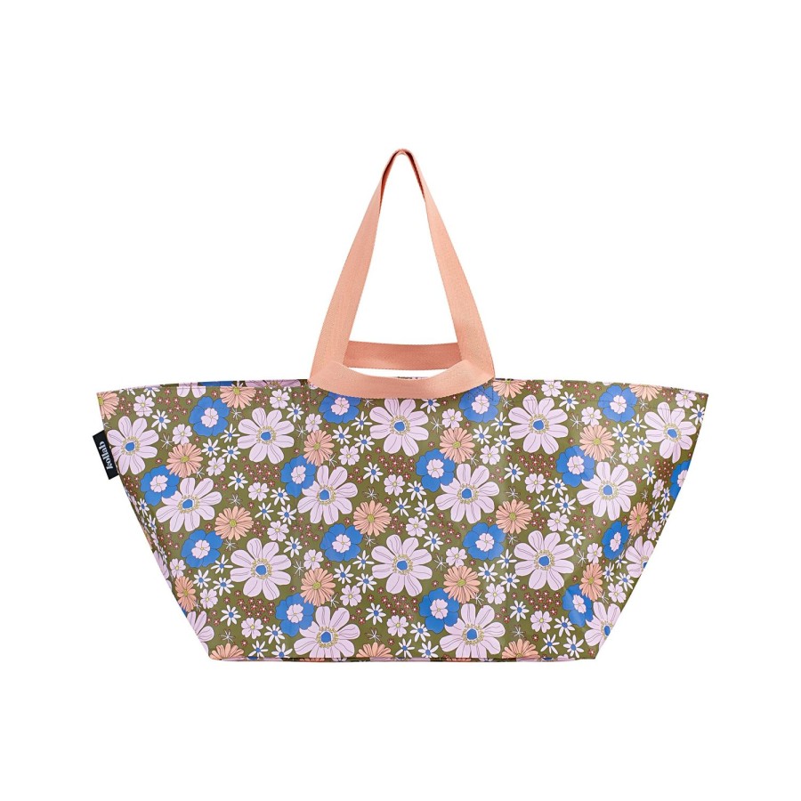 Everday Bags Kollab | Beach Bag Blue Flowers