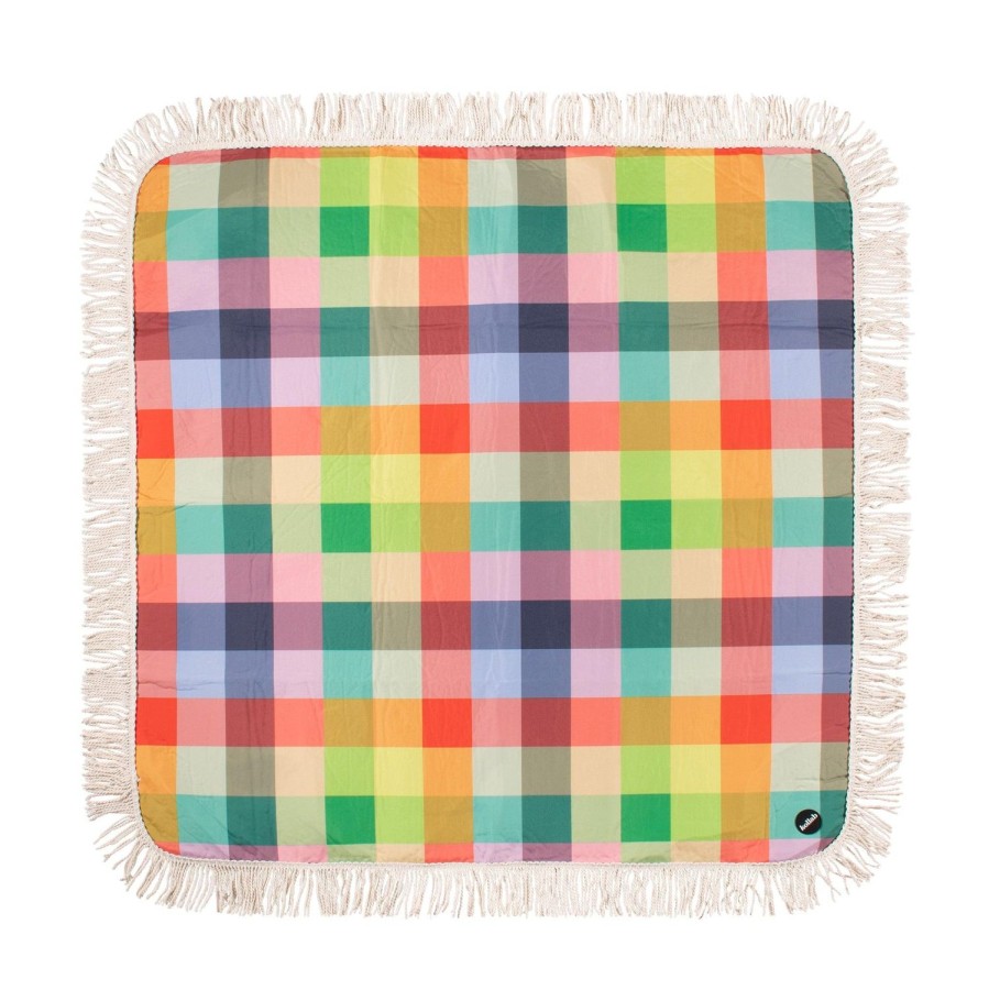 Picnic Mats Kollab | Fringed Medium Picnic Mat Sage X Clare & Kollab Aida