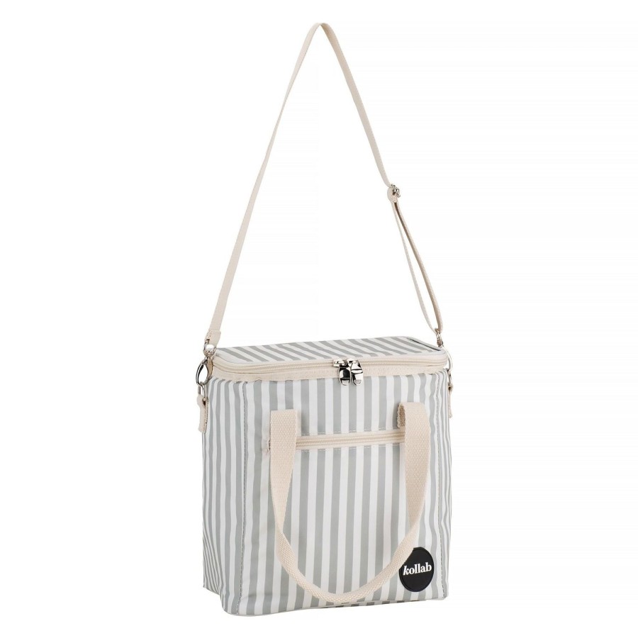 Insulated Bags Kollab | Mini Cooler Sage Stripe