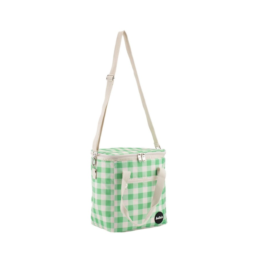 Insulated Bags Kollab | Mini Cooler Kelly Green Check