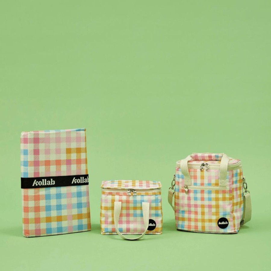 Picnic Mats Kollab | Medium Mat Rainbow Check