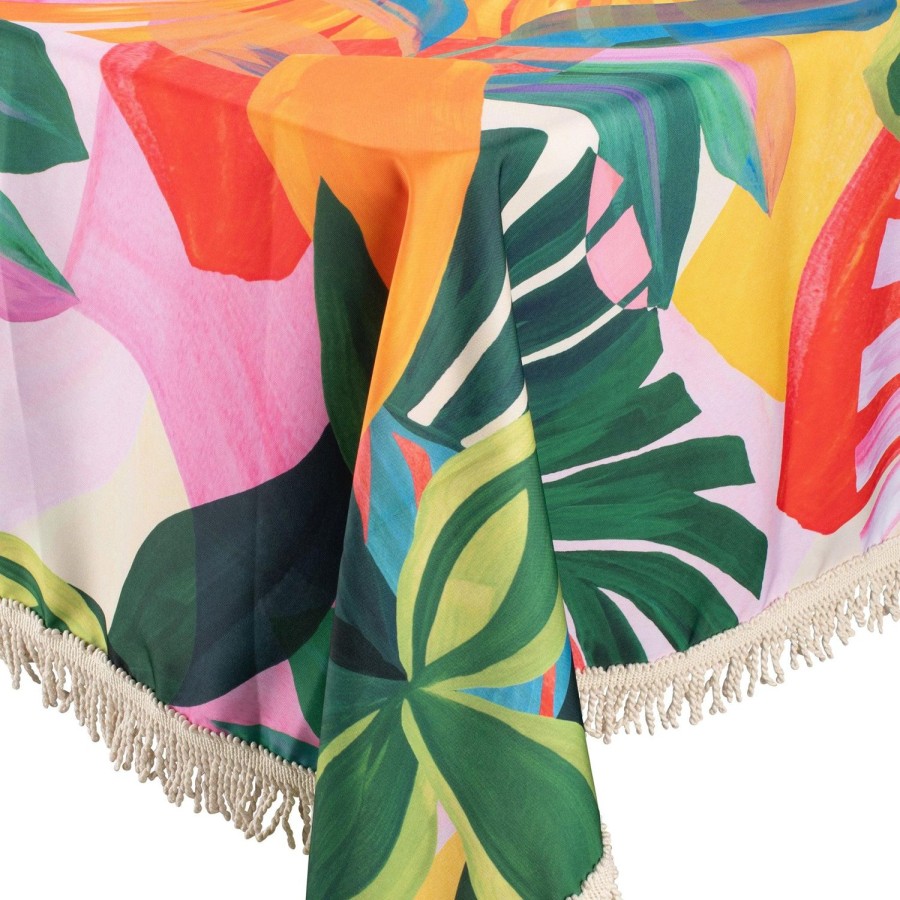 Outdoor Accessories Kollab | Fringed Tablecloth Summertime