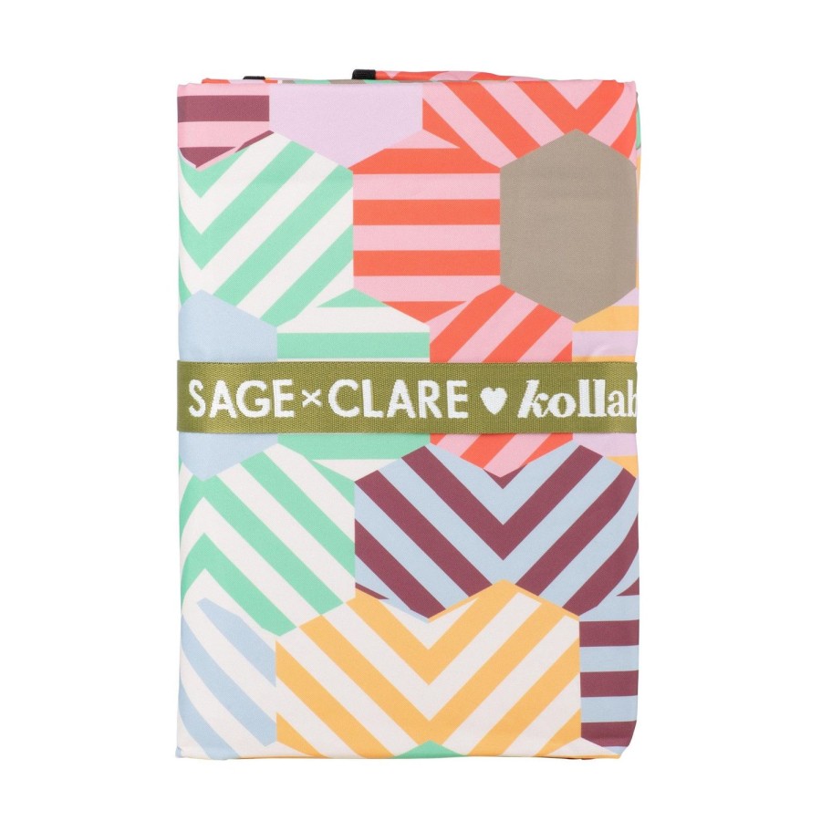 Picnic Mats Kollab | Colourful Medium Picnic Mat - Tessa By Sage X Clare & Kollab