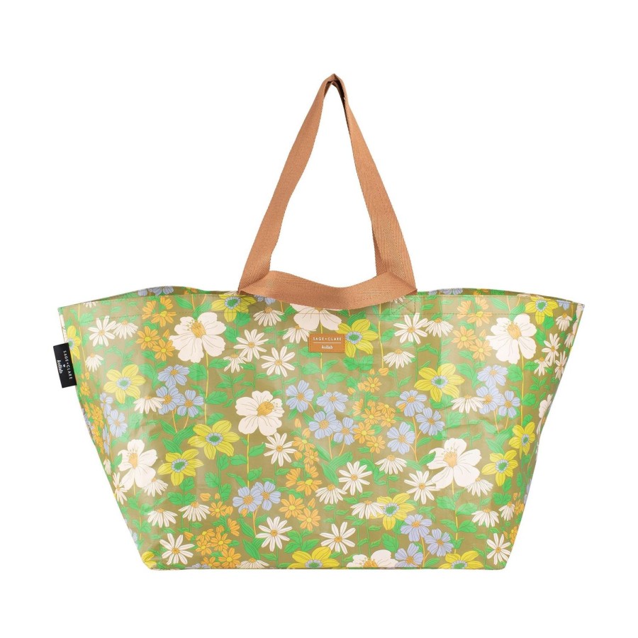 Everday Bags Kollab | Beach Bag Sage X Clare & Kollab Floria