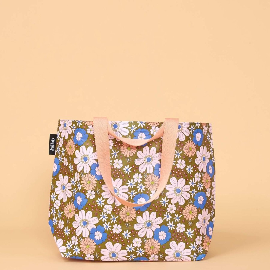 Everday Bags Kollab | Shopper Tote Blue Flowers